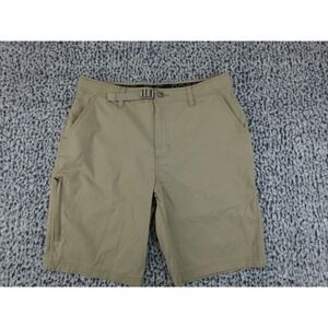 Gerry Hiking Shorts Mens 32 Tan Outdoor Active Built-in Belt Cargo Pockets